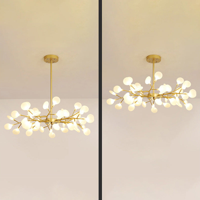 Spray Chandelier Light Fixtures Nordic Style Acrylic Pendant Light