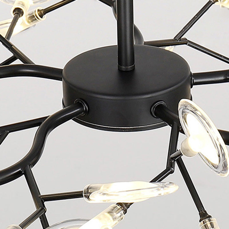 Spray Chandelier Light Fixtures Nordic Style Acrylic Pendant Light
