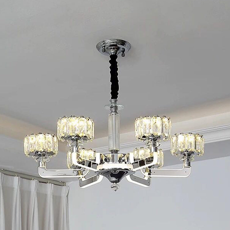 Cilindrische hanger plafondlampen moderne minimalistische stijl kristallen hangende lamp