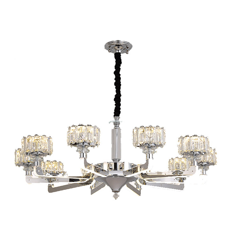 Cilindrische hanger plafondlampen moderne minimalistische stijl kristallen hangende lamp