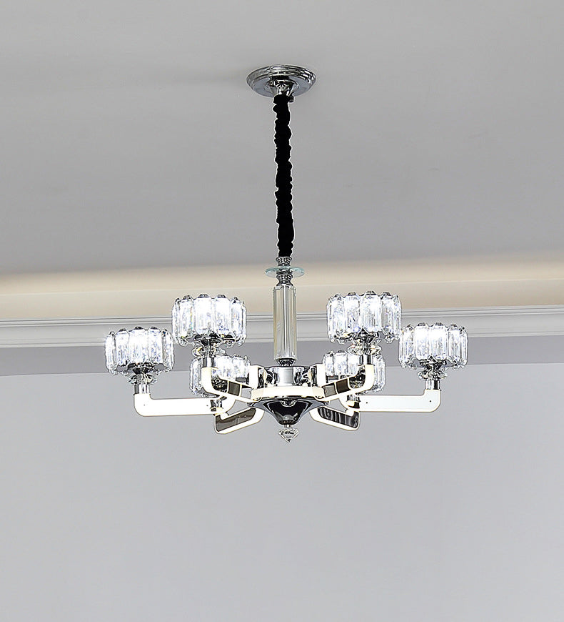 Cilindrische hanger plafondlampen moderne minimalistische stijl kristallen hangende lamp