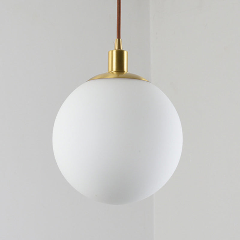 Sphärische Opalin-Glas-Suspensionsbeleuchtung einfach
