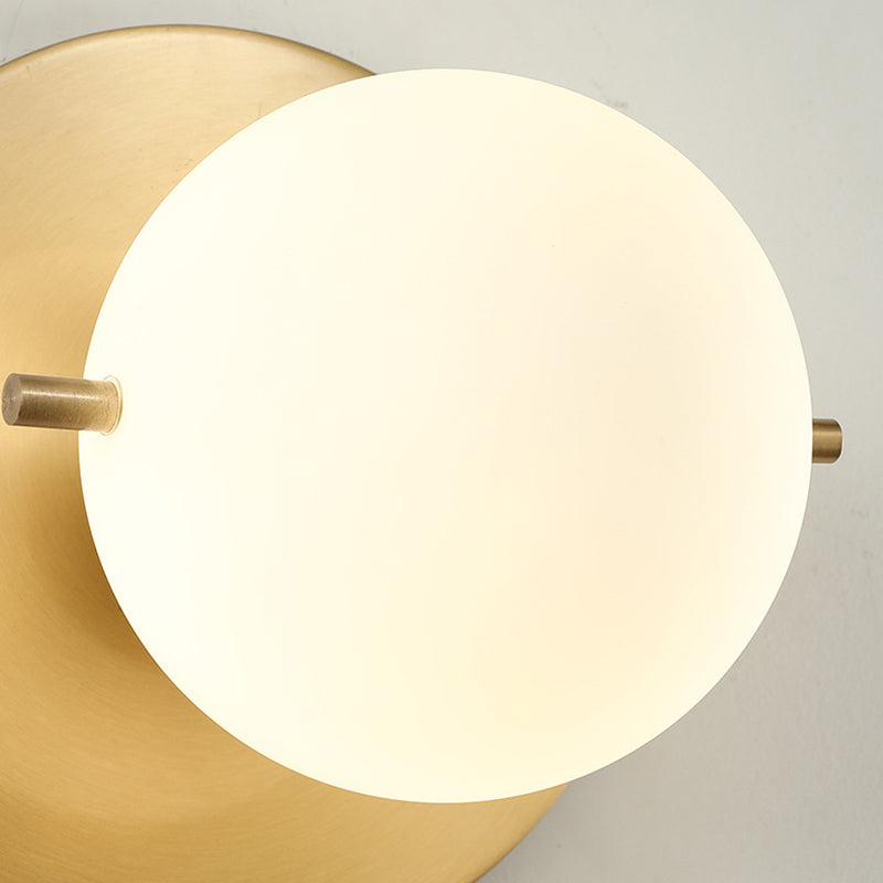 Simplicidad de latón apliques de pared de la noche con diseño de interruptor de mano de la lámpara de pared de 1 luces para el pasillo