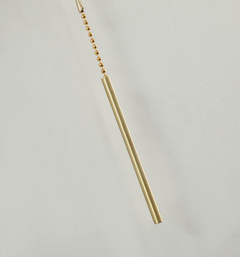 Simplicidad de latón apliques de pared de la noche con diseño de interruptor de mano de la lámpara de pared de 1 luces para el pasillo