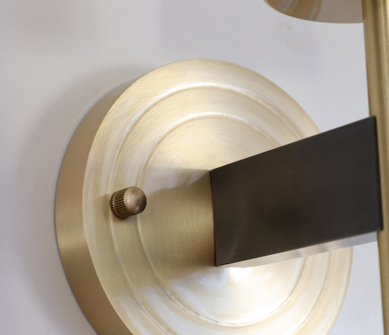 Postmodern Cylindrical Wall Mounted Lighting Clear Glass Wall Mount Lamp for Living Room