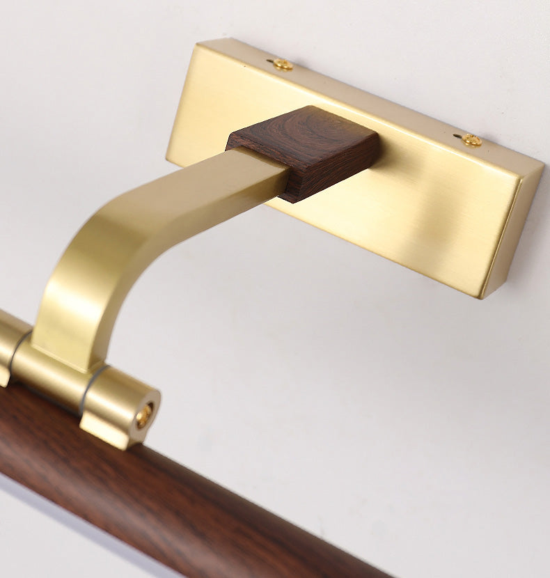 Lineaire ijdelheid verlichtingsarmaturen Moderne minimalistische stijl hout ijdelheid lichten