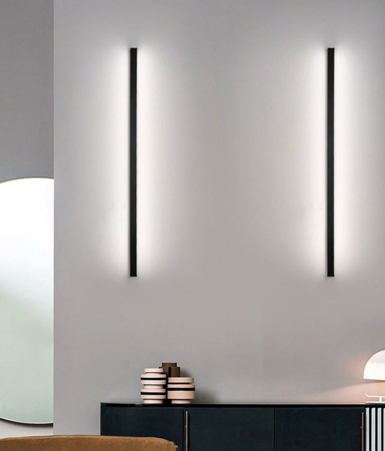 Linear Wall Donce Modern Minimalist Style Plástica 1 Lucins de luz para dormitorio de restaurantes