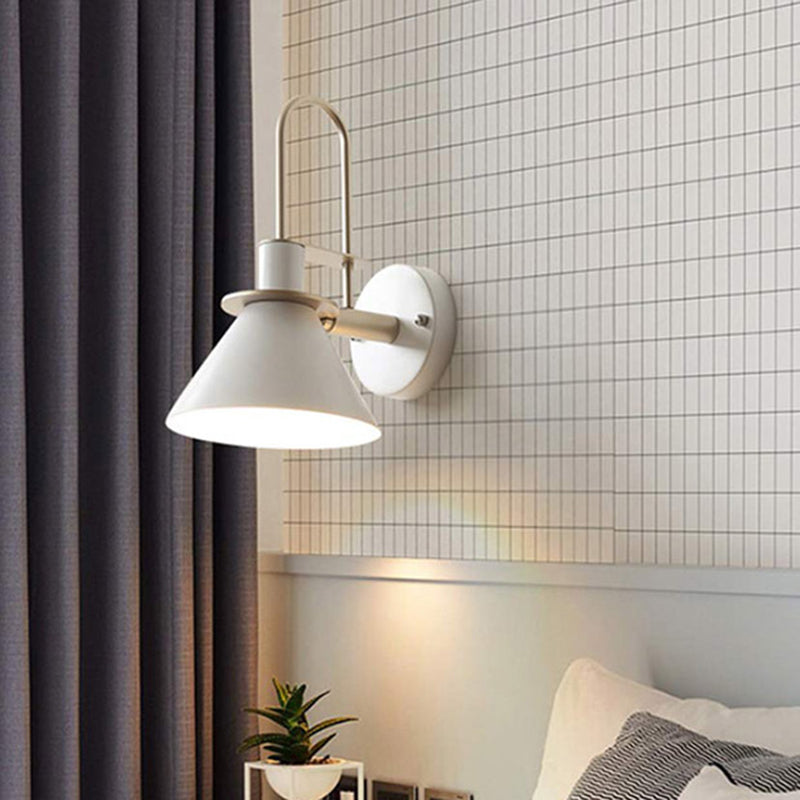 Nordic Simplicity Lights Wall Lights Metallic Gnonce Lights pour le chevet