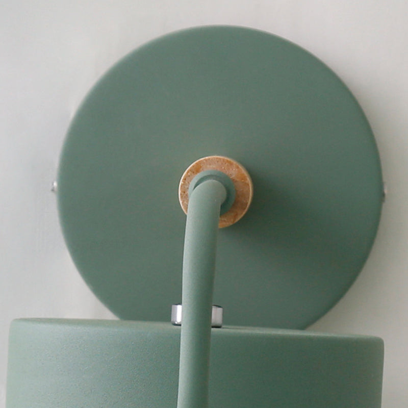 Lámpara de la pared de la pared de la copa de macarrón nórdico lámpara de montaje metálico de la pared para la cama para la cama