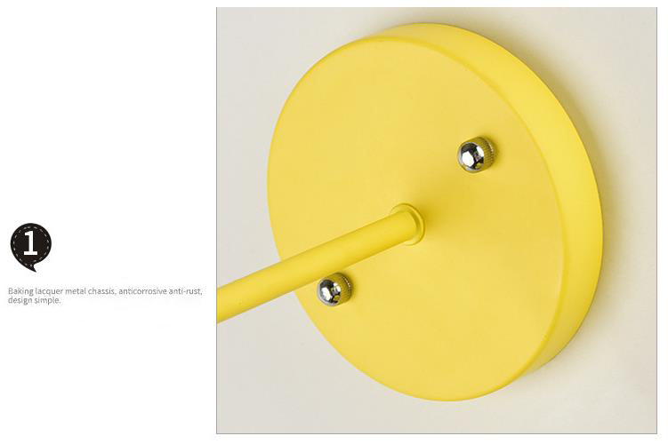 Macaron Cone Wall Sconce Lights Metallic Wall Sconce Lighting for Living Room