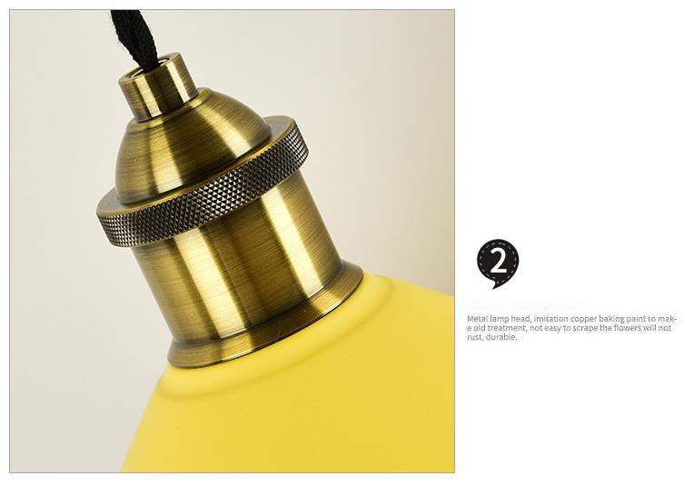 Macaron Cone Wall Sconce Lights Metallic Wall Sconce Lighting for Living Room