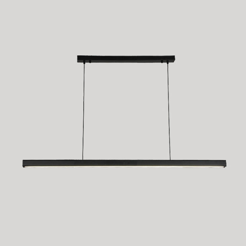 Moderne minimalistische stijl lineair eilandlamp Licht Wood hanglampje