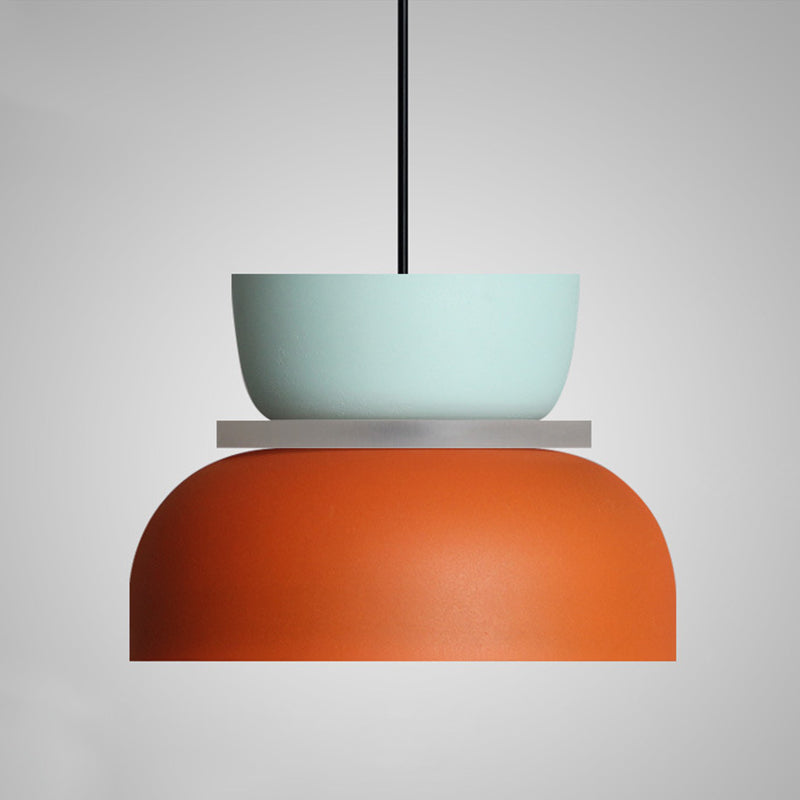 Macaron Aiughting 1 Lift Aiughting Aibrigatura geometrica Luce del soffitto con tonalità metallica
