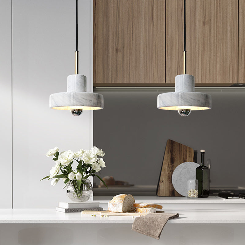 Nordischer Stil weißer Marmor hängend hängend