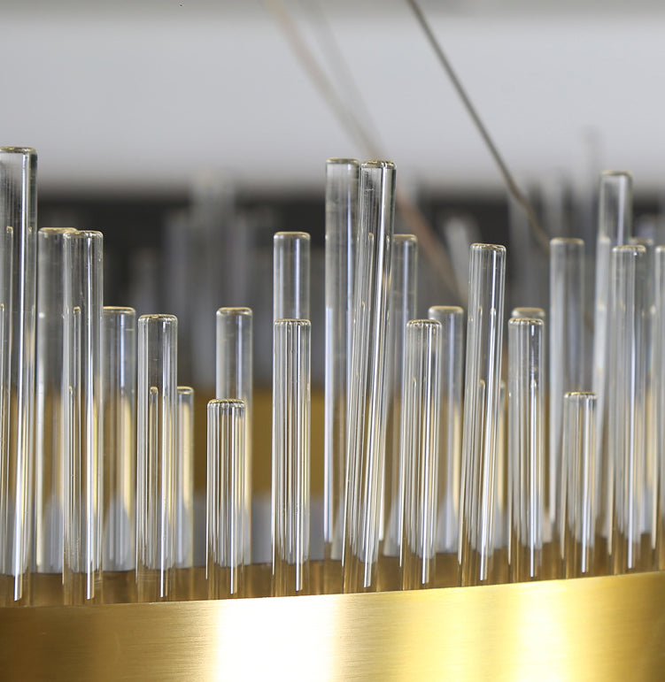 Luci a soffitto cilindriche a sospensione Lampada sospesa in stile di lusso moderno