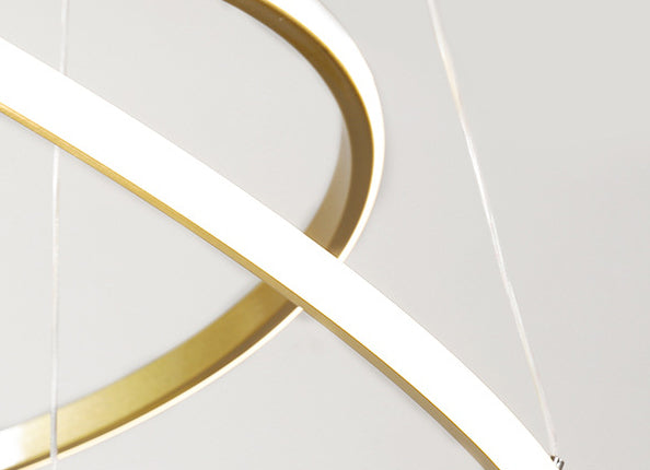 Luce a sospensione a sospensione a più livelli Luci a sospensione in gel di silice in stile nordico