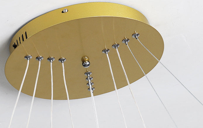 Luce a sospensione a sospensione a più livelli Luci a sospensione in gel di silice in stile nordico