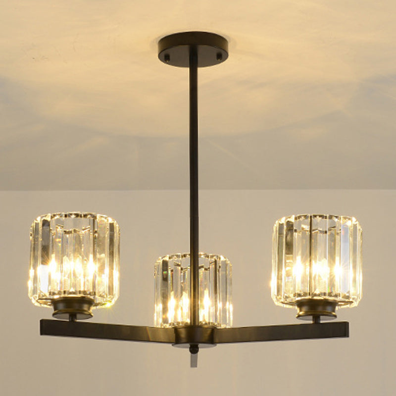 Luce moderna di lusso moderno lussuoso illuminazione a sospensione verticale luce a sospensione cristallina