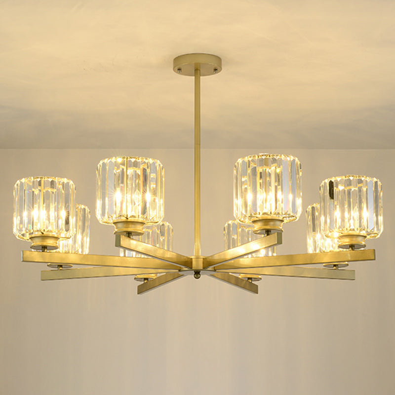 Lichte moderne luxe stijl verticale hanger verlichtingsarmaturen kristal hanglampje