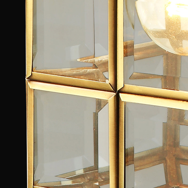 Käfig Metallleuchte Licht Traditionalismus 1 Kugel Messing Schlafzimmer Wandleuchte