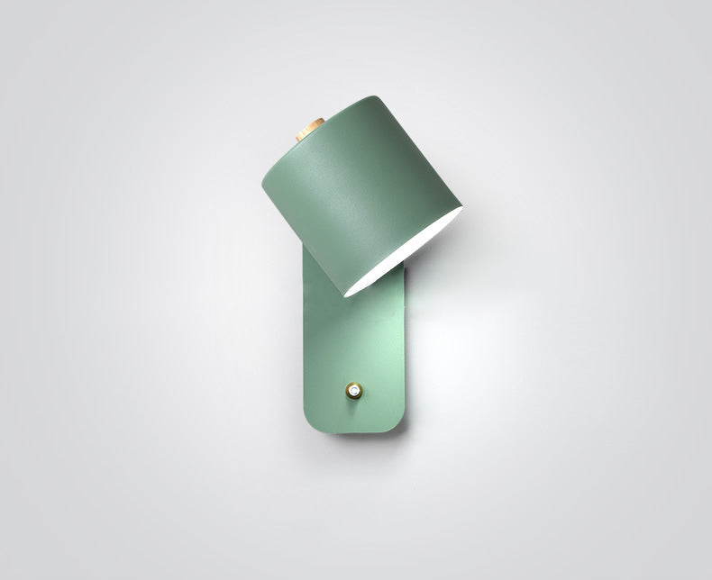 Nordic Modern Style 1 Light Wall Light Metal Cylindrical Wall Light for Living Room