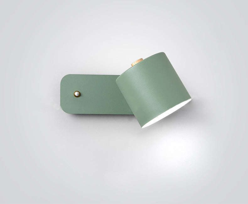 Nordic Modern Style 1 Light Wall Light Metal Cylindrical Wall Light for Living Room