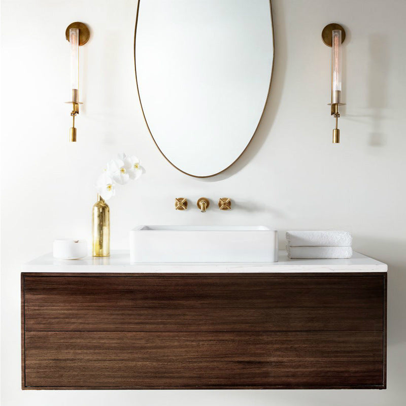 Ultra-moderne Rohrwandleuchten Beleuchtungsglas Wandmontage Leuchte für das Wohnzimmer