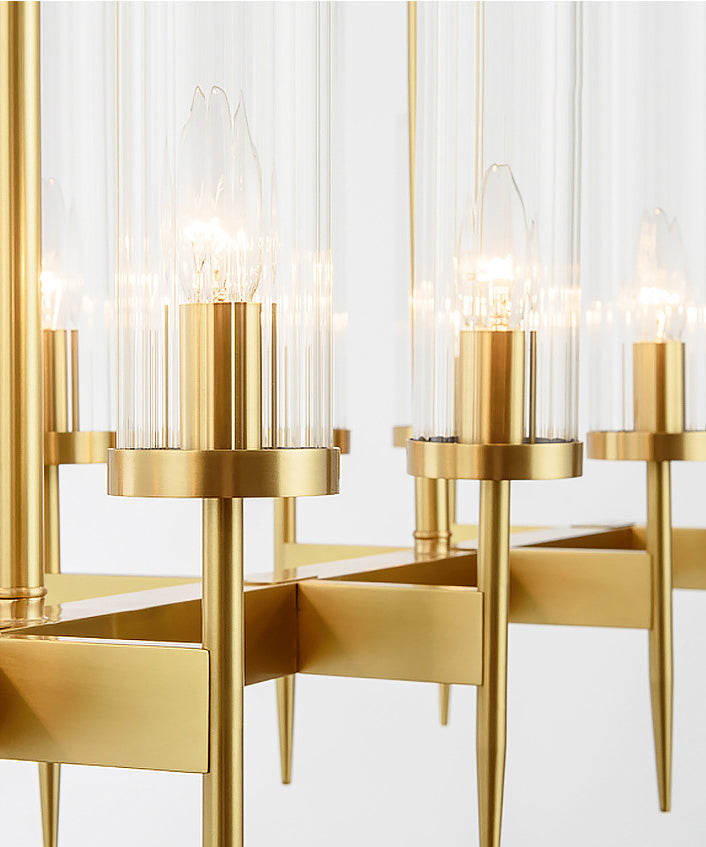 Lampe murale en verre d'éclairage mural cylindrique contemporain pour le salon