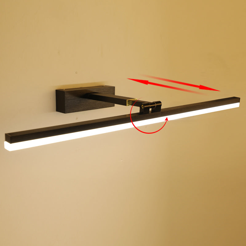 Modern Minimalist Minimalist Linear Vanity Fishestures Vanity Sconce acrilico