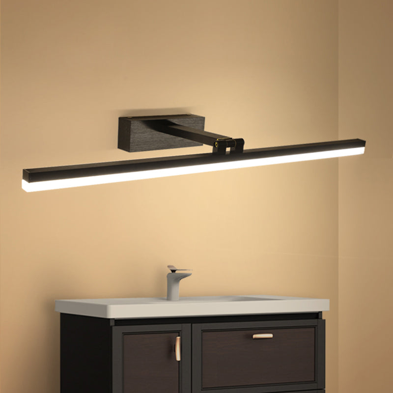 Modern Minimalist Minimalist Linear Vanity Fishestures Vanity Sconce acrilico