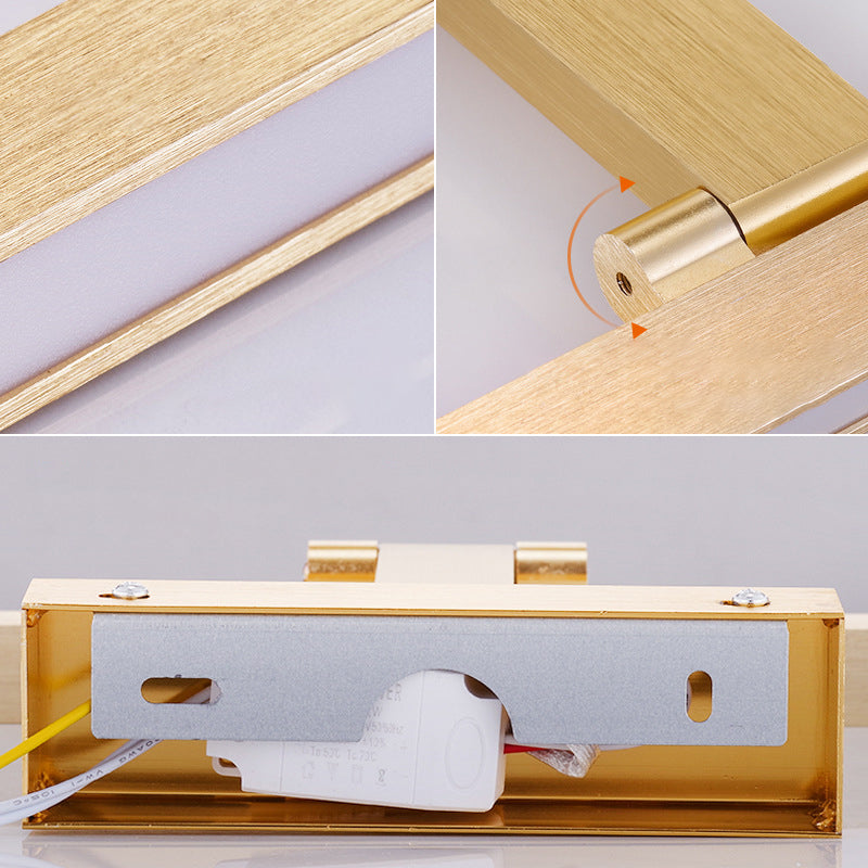 Nordic Minimalist Style Linear Vanity Lighting Fixtures Acrylic Vanity Sconce