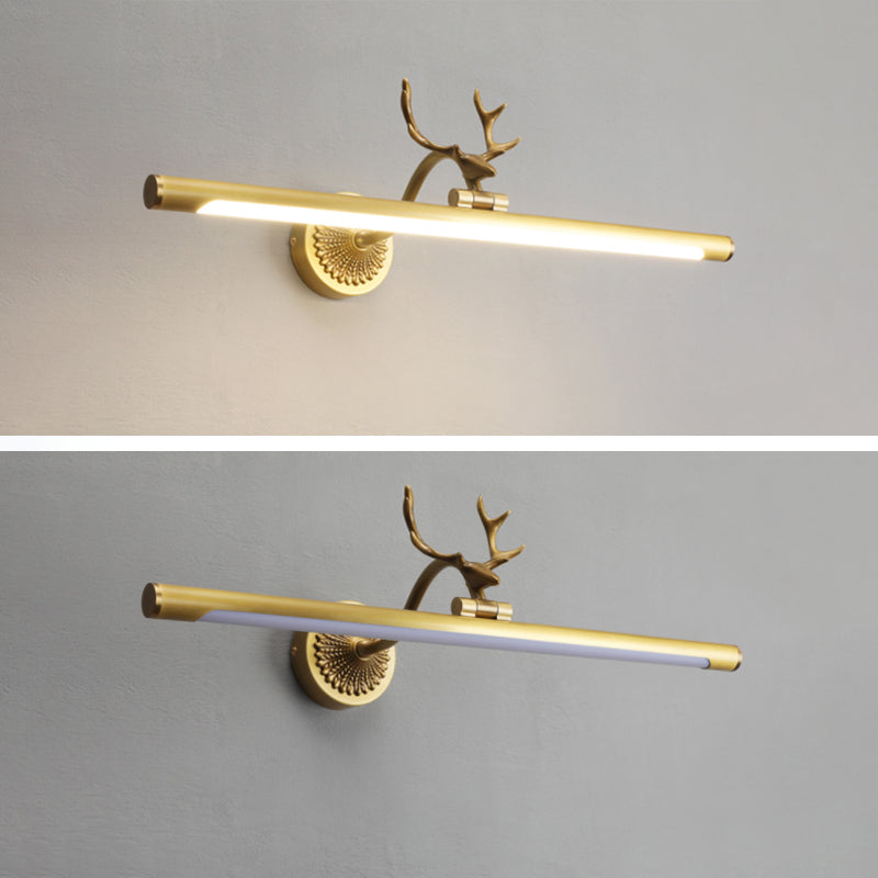 Luce Extravagant Linear Vanity Fishestures Acrilic Vanity Sconce