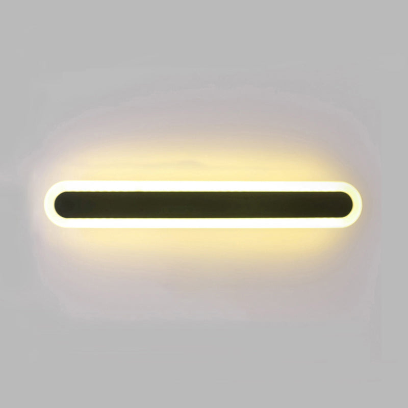 Modern Minimalist Style Linear Vanity Lighting Fixtures Metal Vanity Sconce