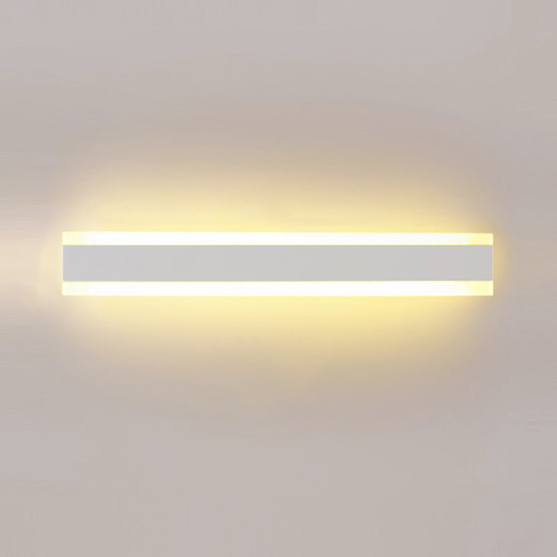 Modern Minimalist Style Linear Vanity Lighting Fixtures Metal Vanity Sconce