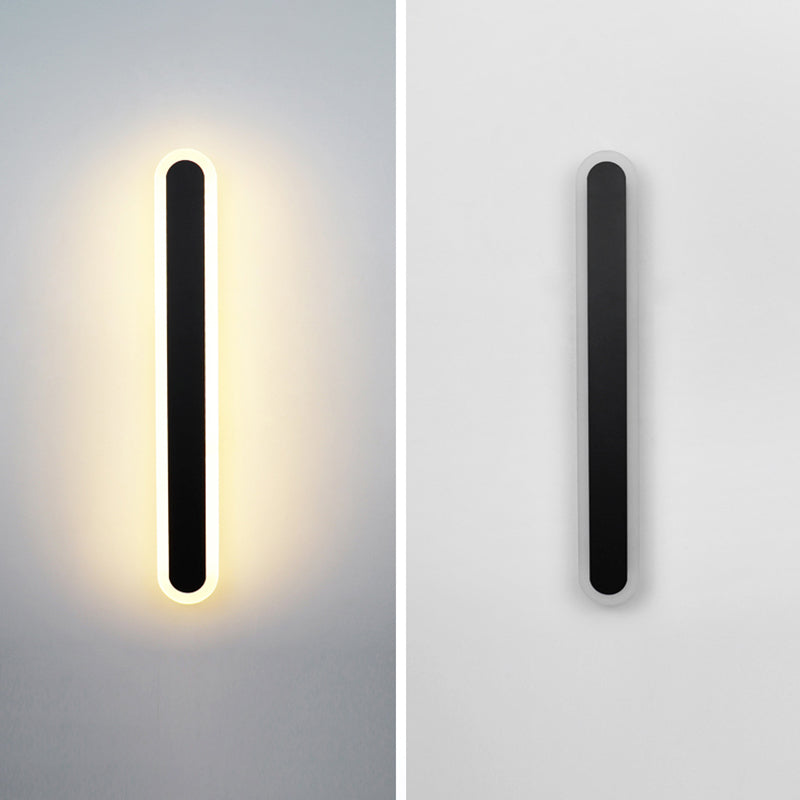 Modern Minimalist Style Linear Vanity Lighting Fixtures Metal Vanity Sconce