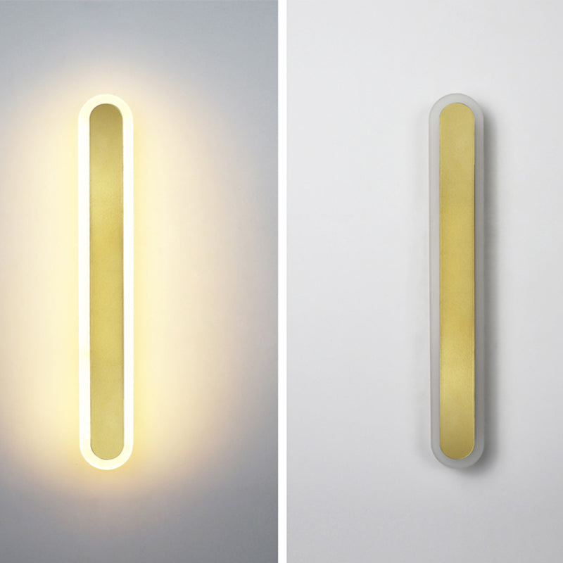 Modern Minimalist Style Linear Vanity Lighting Fixtures Metal Vanity Sconce