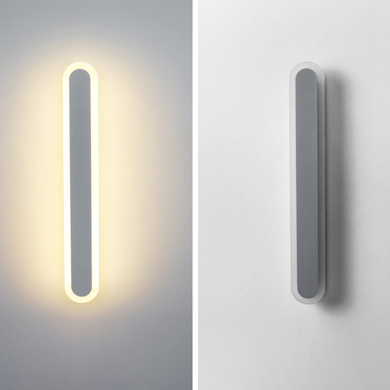 Modern Minimalist Style Linear Vanity Lighting Fixtures Metal Vanity Sconce