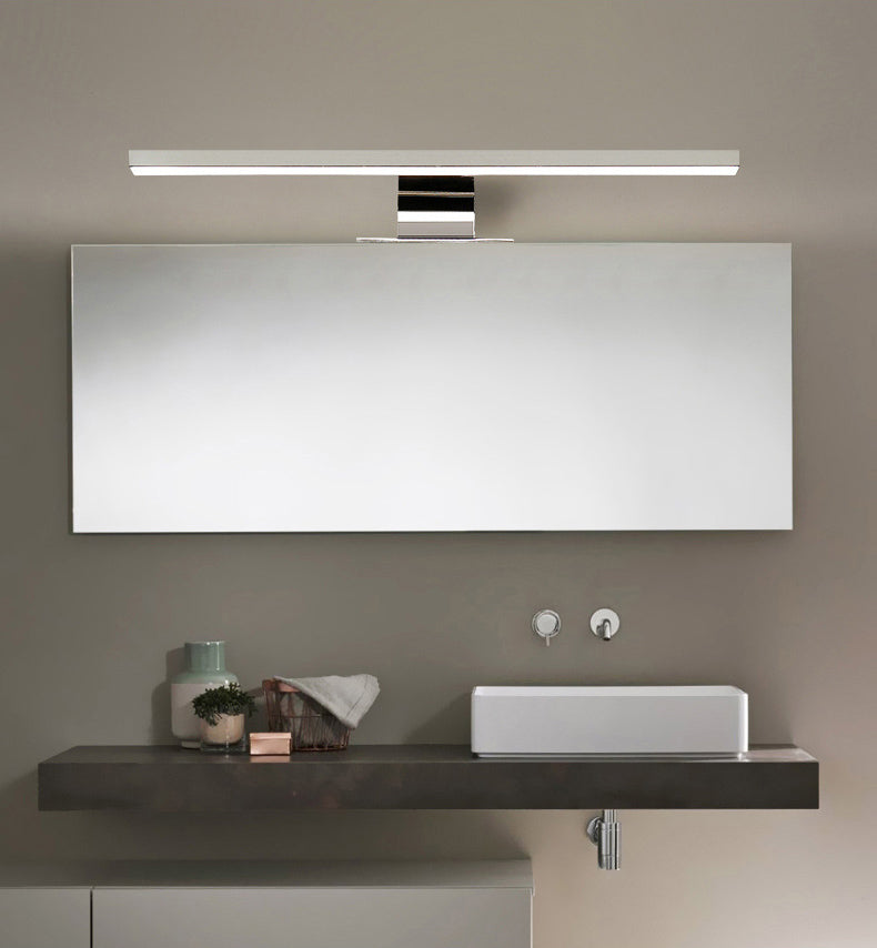 Luz de tocador lineal moderno Lighting acrílico Iluminación montada en la pared para el baño