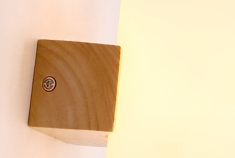 Cylinder Wall Sconce Lighting Modern Glass White Wall Mount Light Fixture for Bedroom