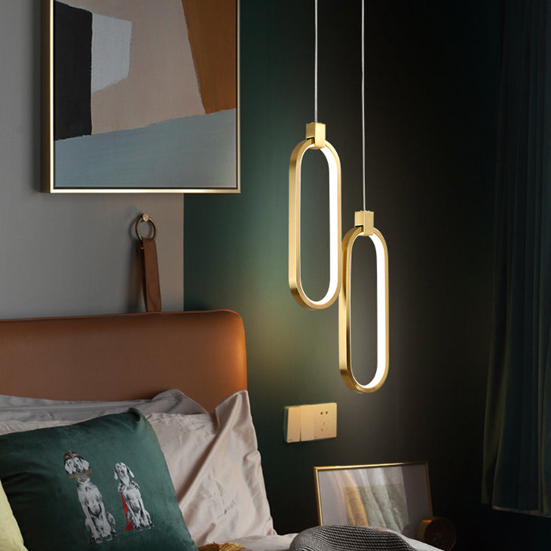 Apparecchi di illuminazione a sospensione circolare Postmoderna Luce sospesa in stile lusso