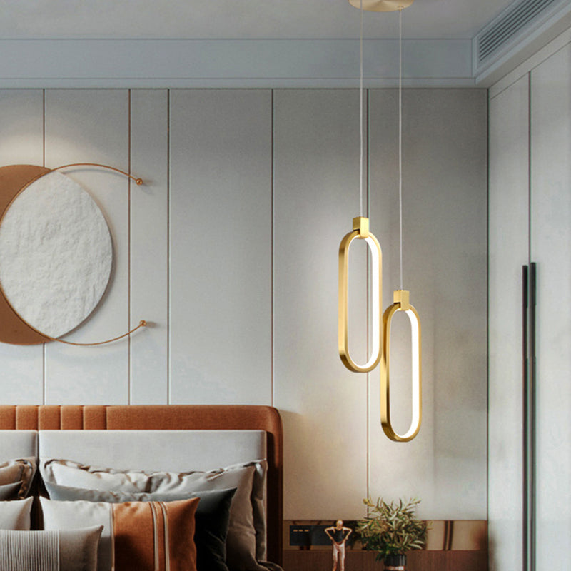 Apparecchi di illuminazione a sospensione circolare Postmoderna Luce sospesa in stile lusso