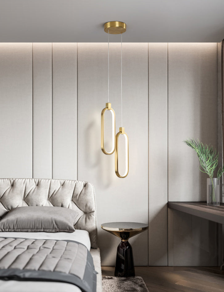 Apparecchi di illuminazione a sospensione circolare Postmoderna Luce sospesa in stile lusso