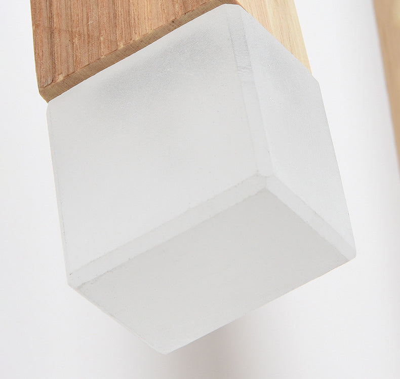 Holzstab mehrleichter Anhänger minimalistischer Acrylhängedecke für den Untersuchungsraum