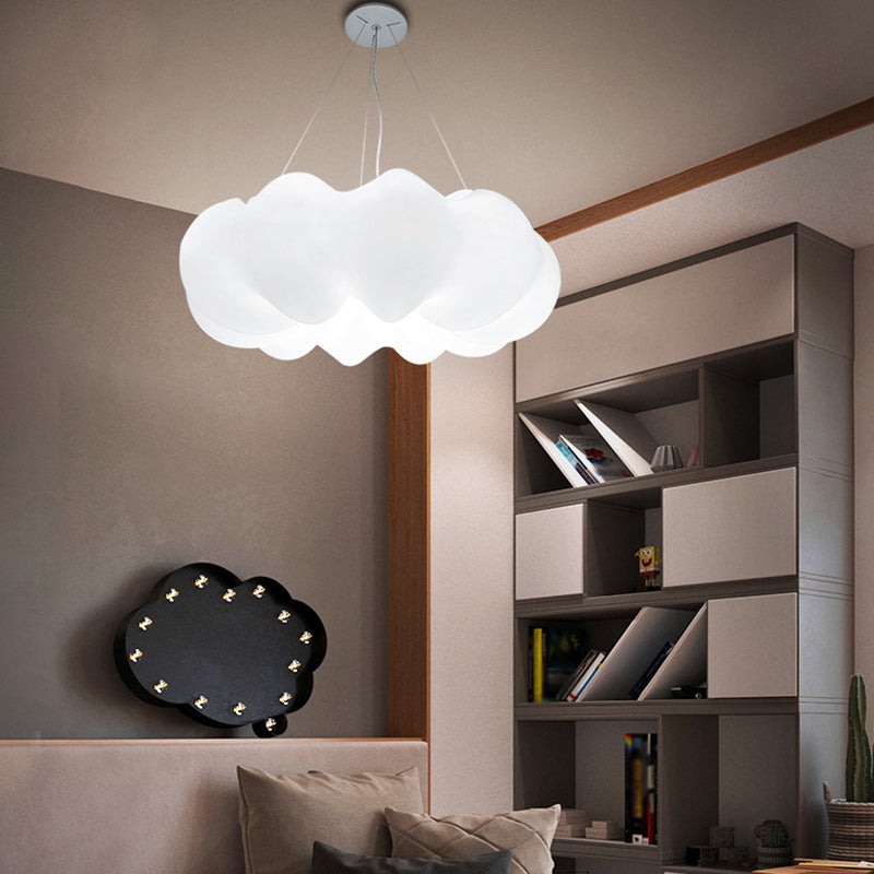 Wolkvormige hanglank kroonluchter moderne minimalistische stijl acrylhangend licht