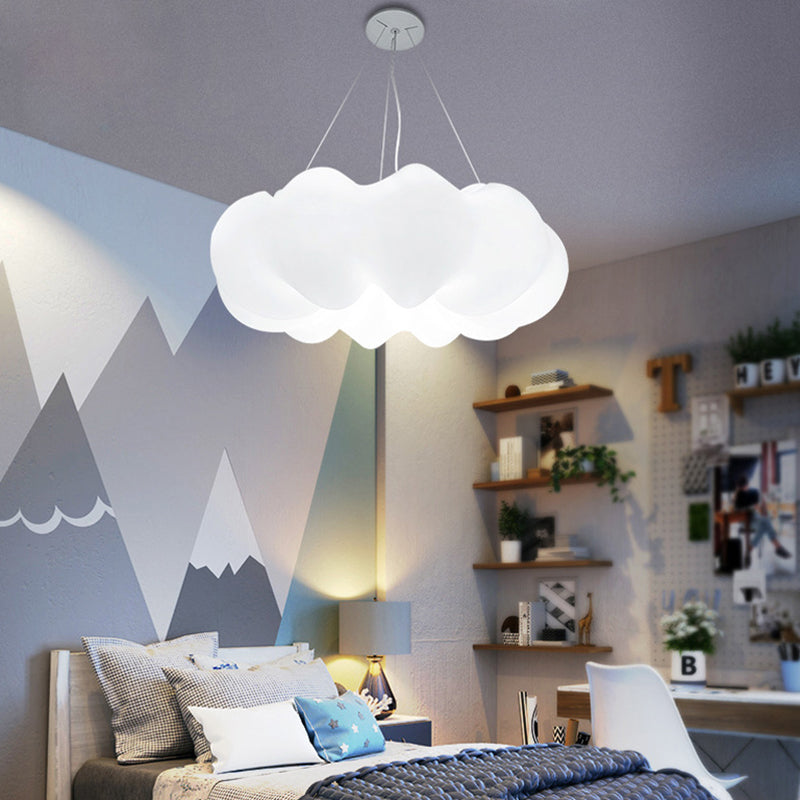 Wolkvormige hanglank kroonluchter moderne minimalistische stijl acrylhangend licht