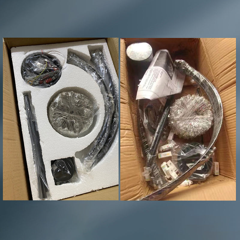 Zweige Anhänger Kronleuchter nordischer Luxusstil -Kristallhanglampe