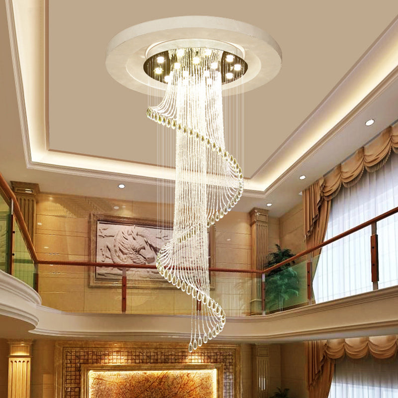 Molecular Pendant Chandelier Modern Luxury Style Crystal Hanging Light