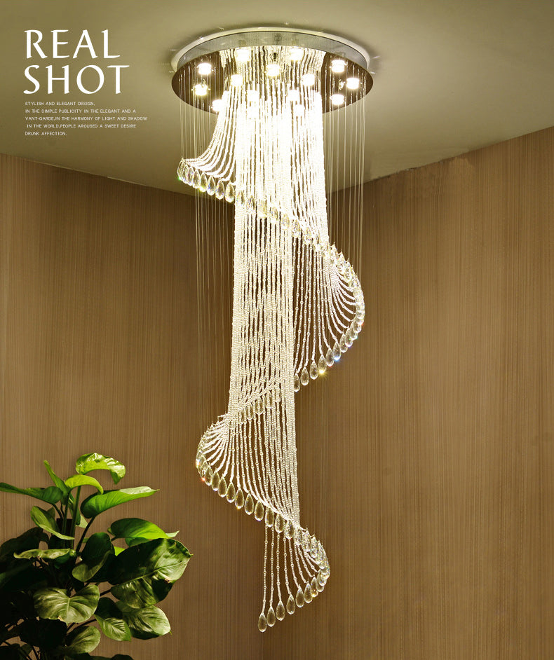 Molecular Pendant Chandelier Modern Luxury Style Crystal Hanging Light