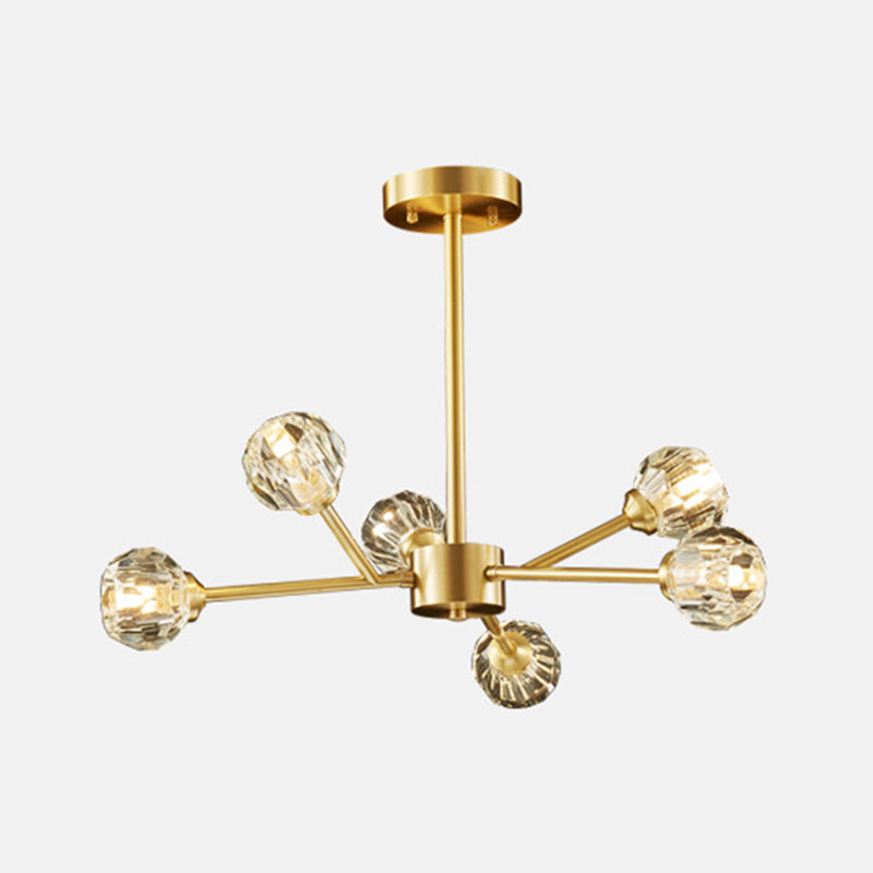 Luci a soffitto a sospensione a sospensione in stile spray di lusso postmoderno