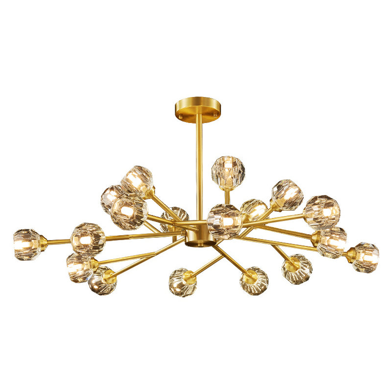 Luces de techo colgantes de rociado de estilo de lujo posmodernos